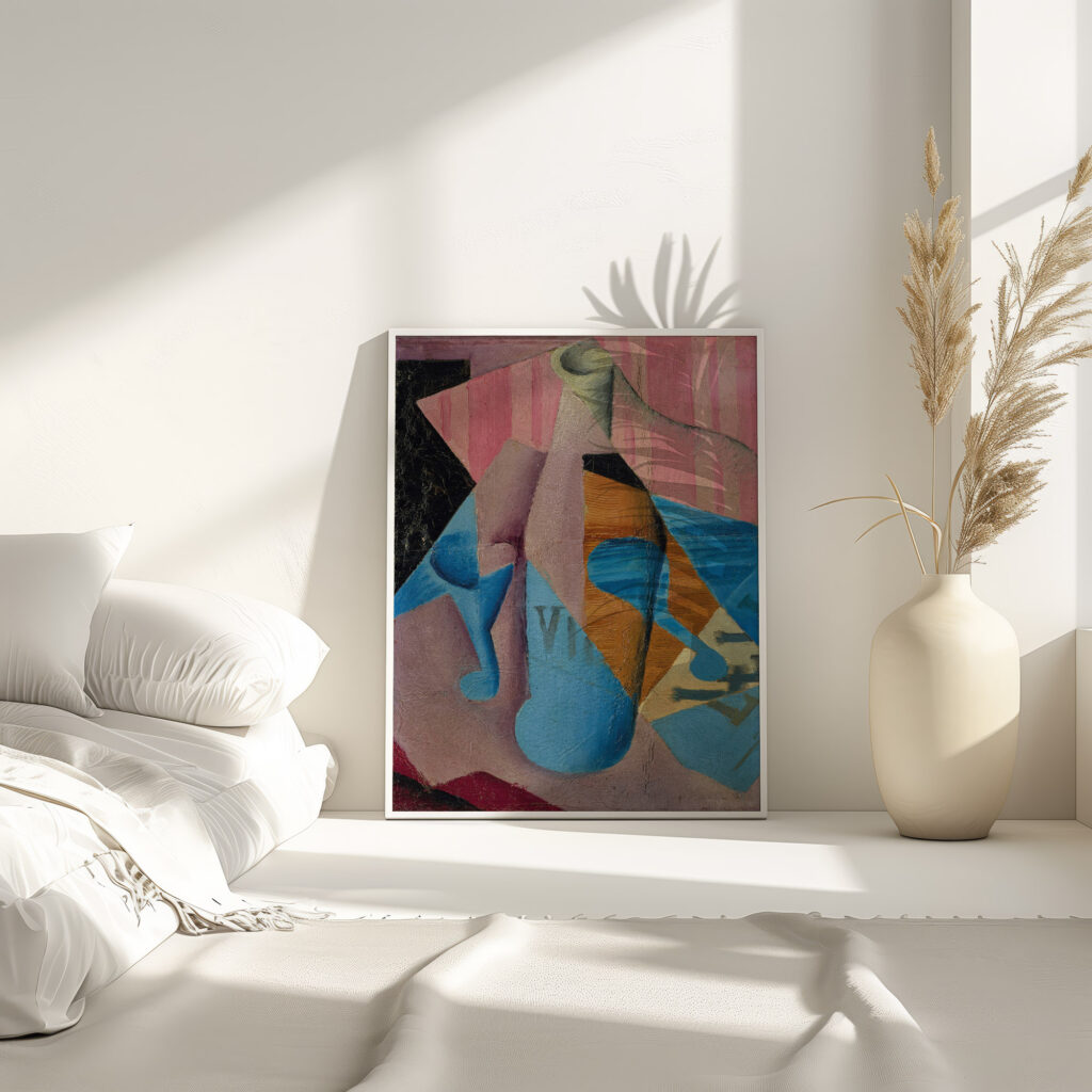 La Bouteille de vin 1914 Juan Gris 4 mockup