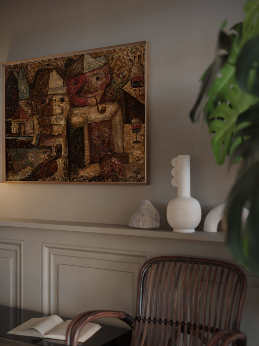 La Buvette 1930 Tadeusz Makowski video mockup