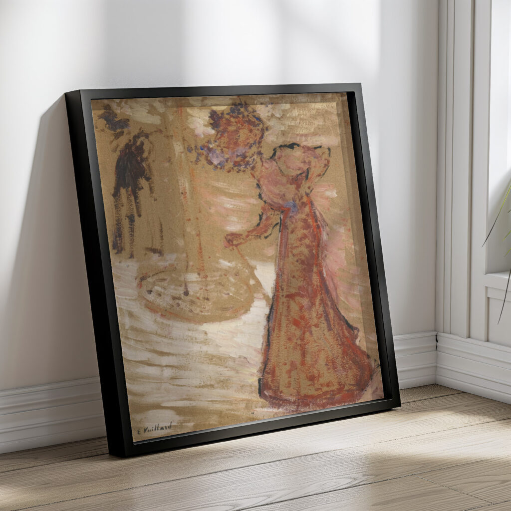 La Femme au jardin public Edouard Vuillard 4 mockup