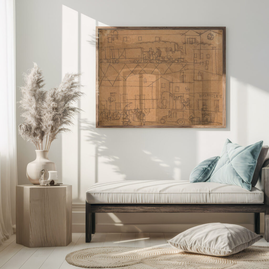 La Gare 1930 Joaquin Torres Garcia 5 mockup