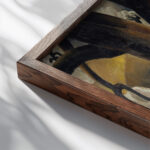 La Lys 1923 Frits van den Berghe close up dark wood mockup