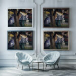 La Lys 1923 Frits van den Berghe framed posters mockup