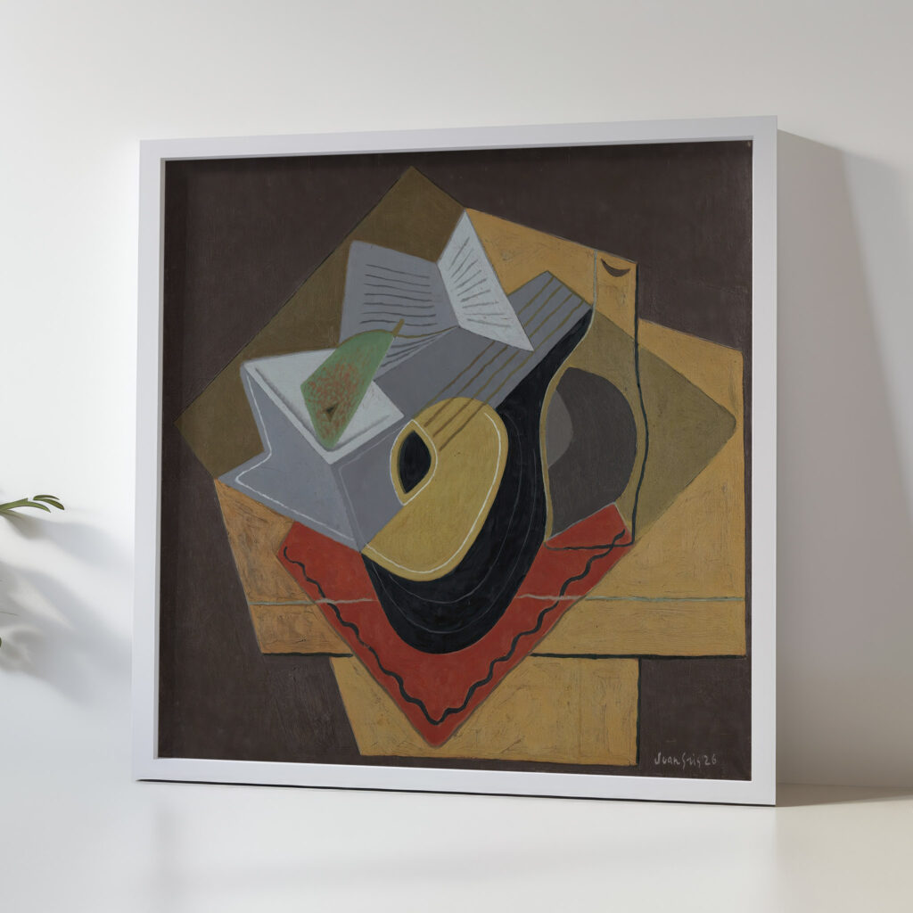 La Mandoline Noire 1926 Juan Gris 5 mockup