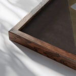 La Mandoline Noire 1926 Juan Gris close up dark wood mockup