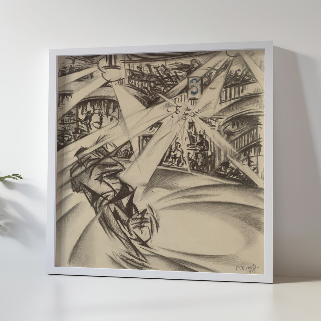 La Patineuse The skater 1913 Felix Del Marle 5 mockup