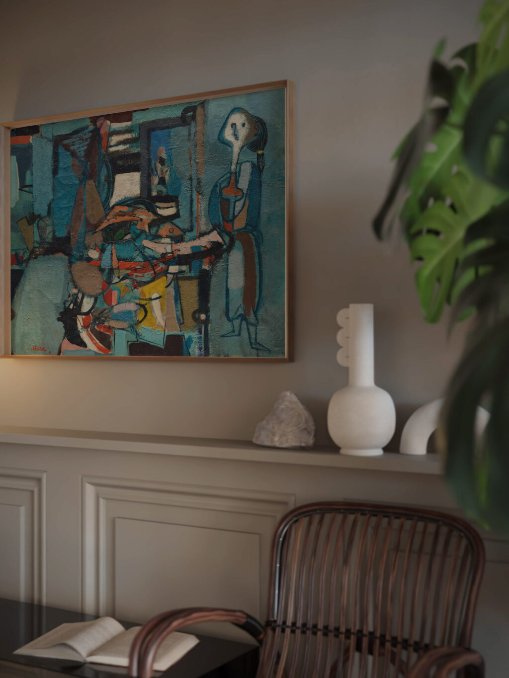 La Poissonniere 1947 Jankel Adler video mockup