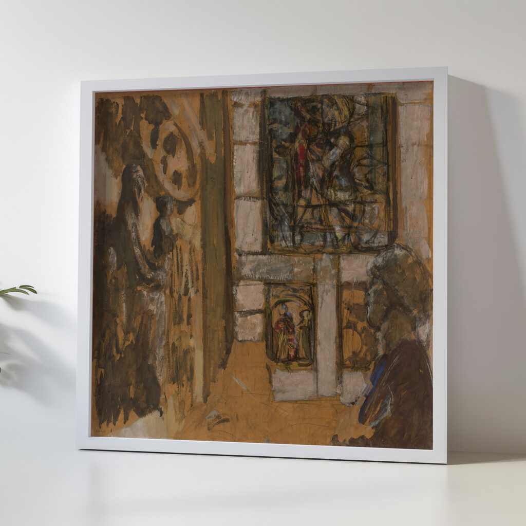 La Salle du Moyen Age au Musee des Arts decoratifs 1922 Edouard Vuillard 5 mockup
