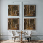 La Salle du Moyen Age au Musee des Arts decoratifs 1922 Edouard Vuillard framed posters mockup