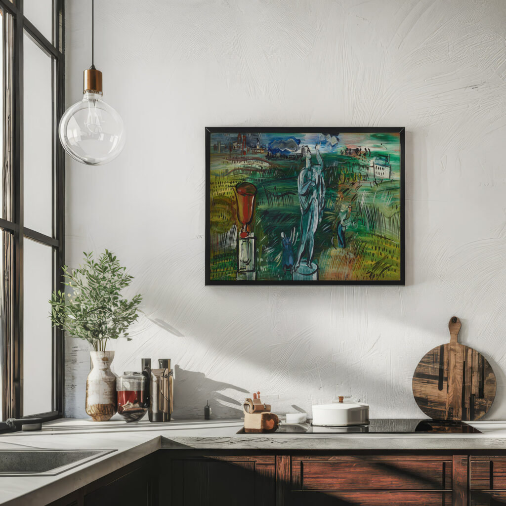 La Statue circa 1942 Raoul Dufy 6 mockup