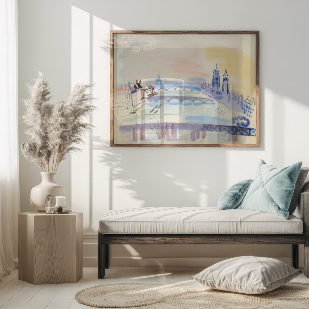 La Tamise Londres ca 1932 Raoul Dufy 5 mockup