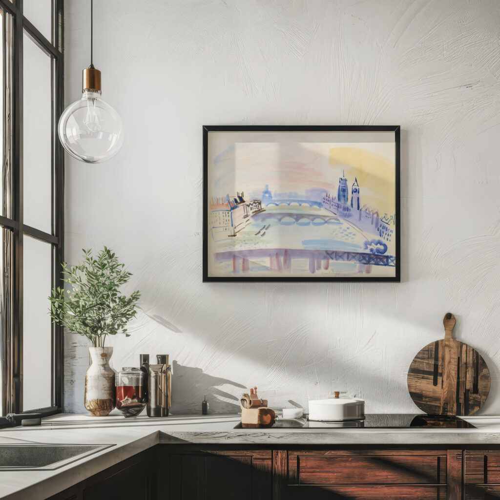 La Tamise Londres ca 1932 Raoul Dufy 6 mockup