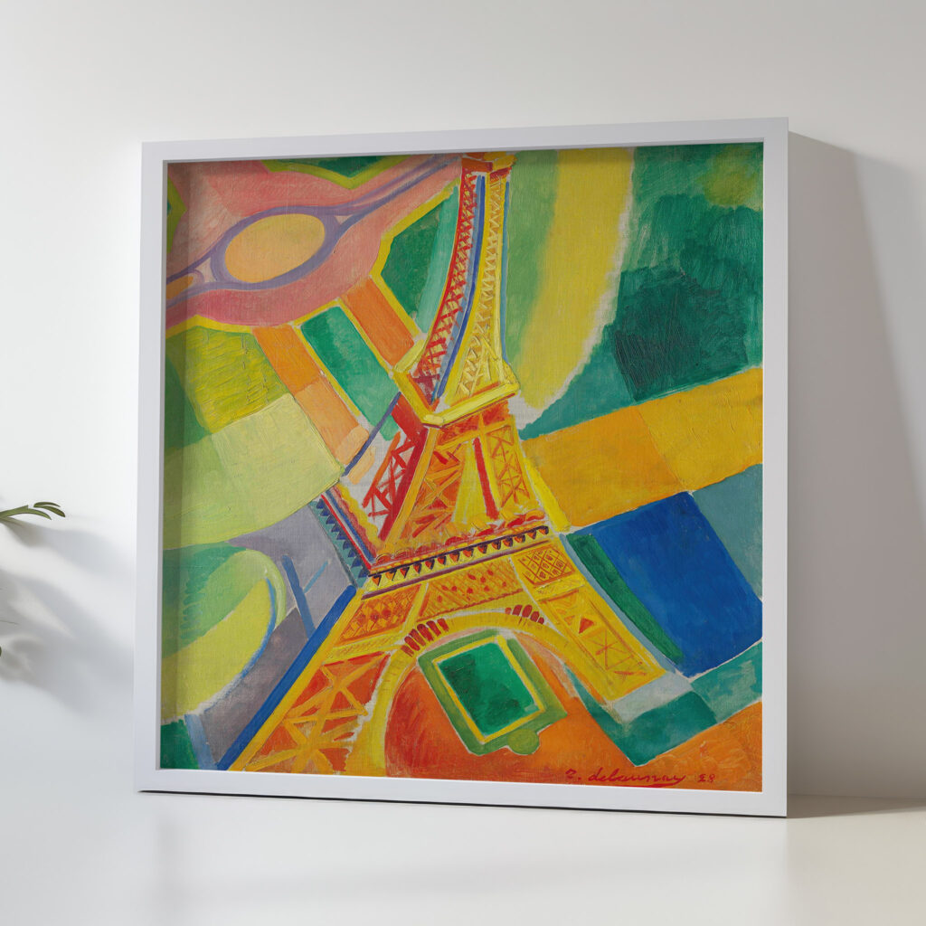 La Tour Eiffel 1928 Robert Delaunay 5 mockup