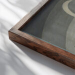 La Tranche De Pasteque 1927 Louis Marcoussis close up dark wood mockup