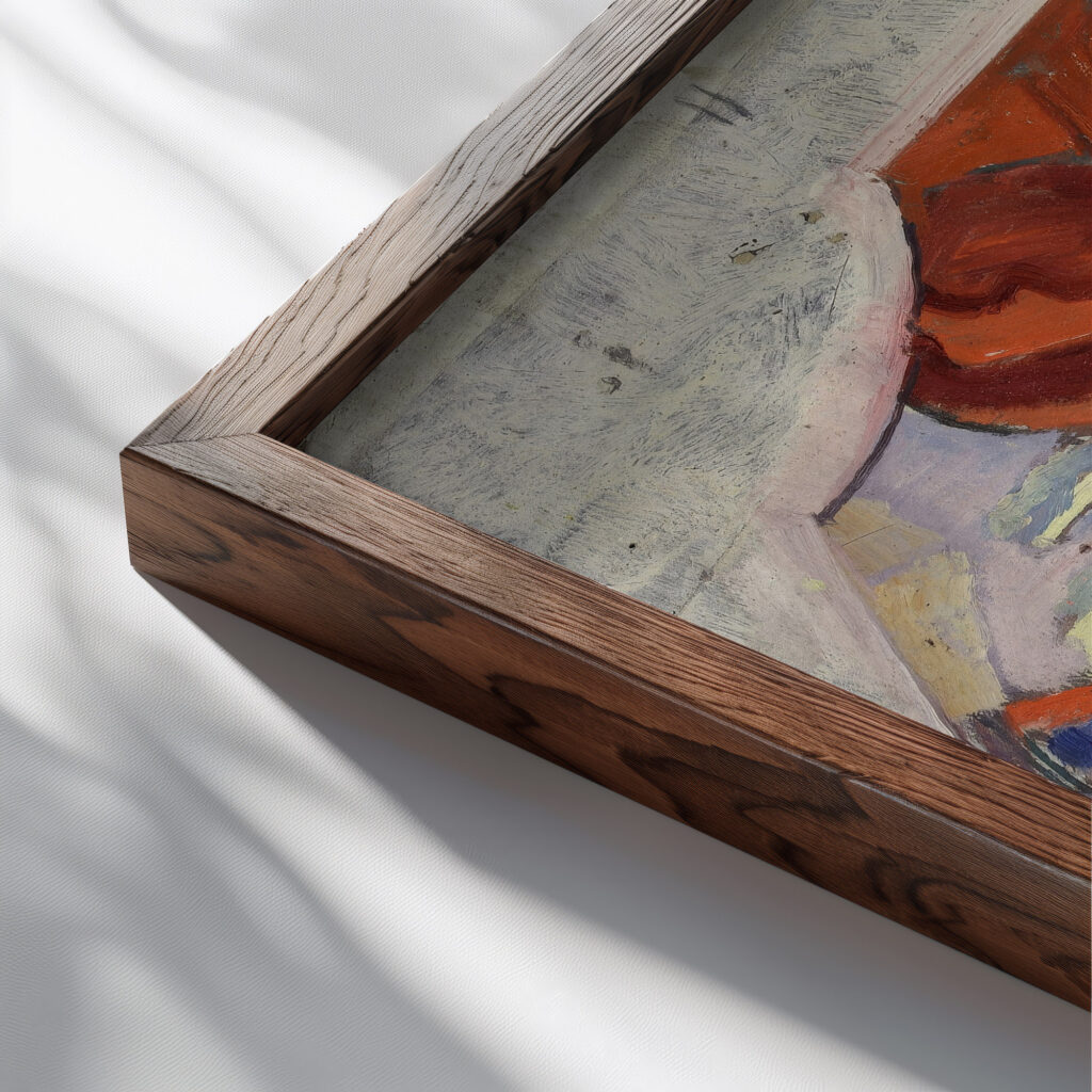 La Victoire 1918 1919 Maurice Denis close up dark wood mockup