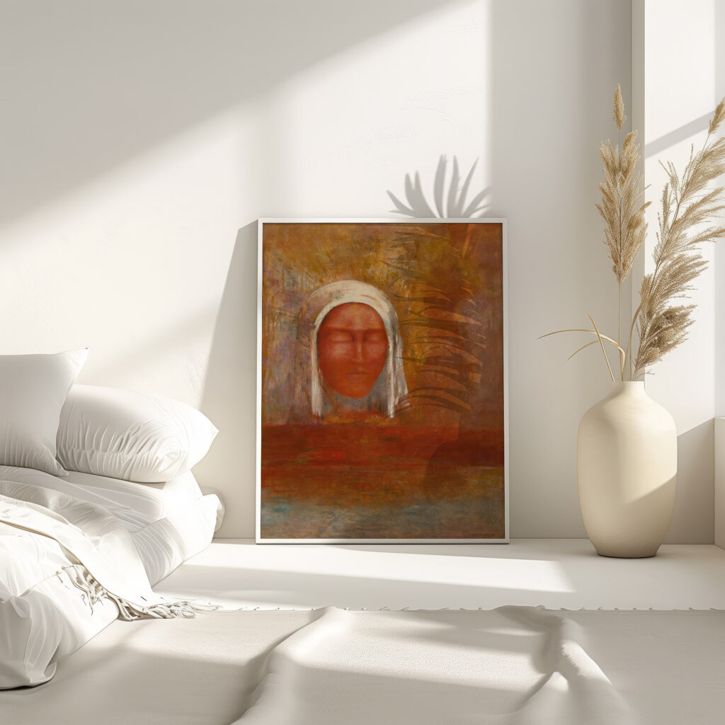 La Vierge Daurore circa 1890 Odilon Redon 4 mockup
