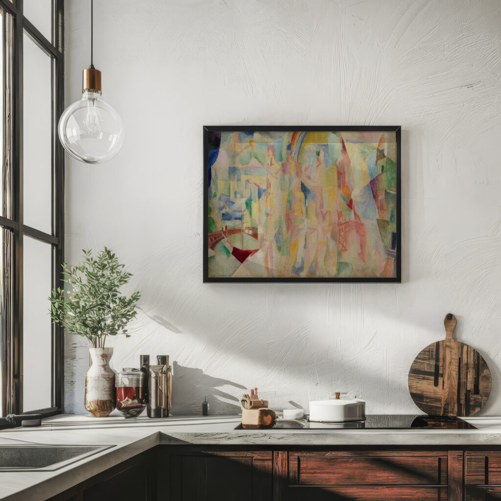 La Ville De Paris Esquisse 1911 Robert Delaunay 6 mockup