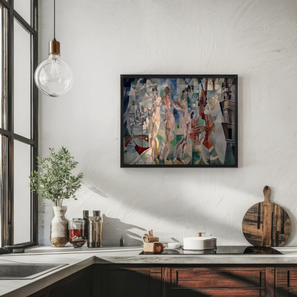 La Ville de Paris 1912 Robert Delaunay 6 mockup