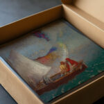 La Voile grise 1900 05 Odilon Redon video mockup