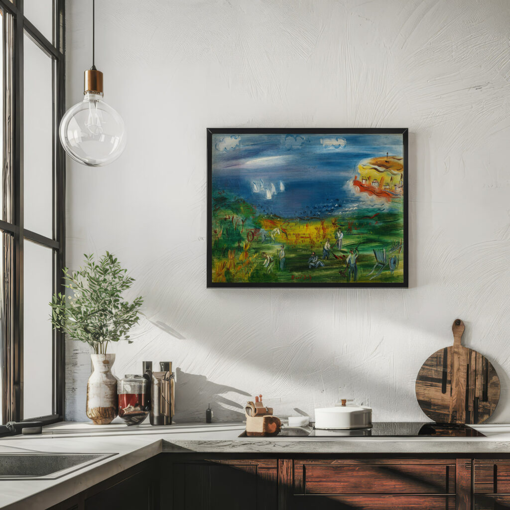 La baie de Sainte Adresse Raoul Dufy 6 mockup