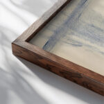 La coutouriere 1892 1893 Edouard Vuillard close up dark wood mockup