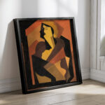 La femme au gant noir circa 1920 Albert Gleizes 4 mockup