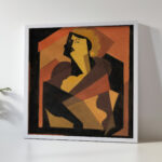 La femme au gant noir circa 1920 Albert Gleizes 5 mockup