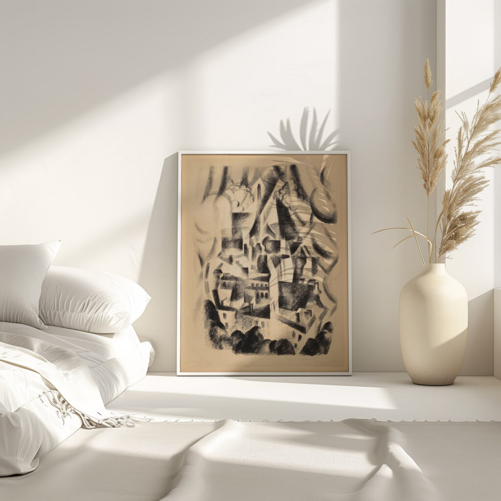 La fenetre sur la ville 1925 Robert Delaunay 4 mockup