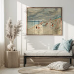 La plage de Deauville 1928 Henri Lebasque 5 mockup