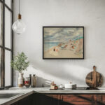La plage de Deauville 1928 Henri Lebasque 6 mockup