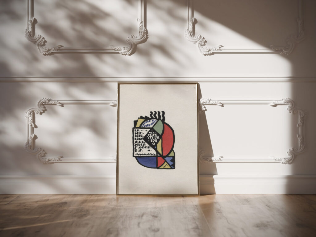 La sensibilita artistica moderna 1923 Giorgio Riccardo Carmelich video mockup