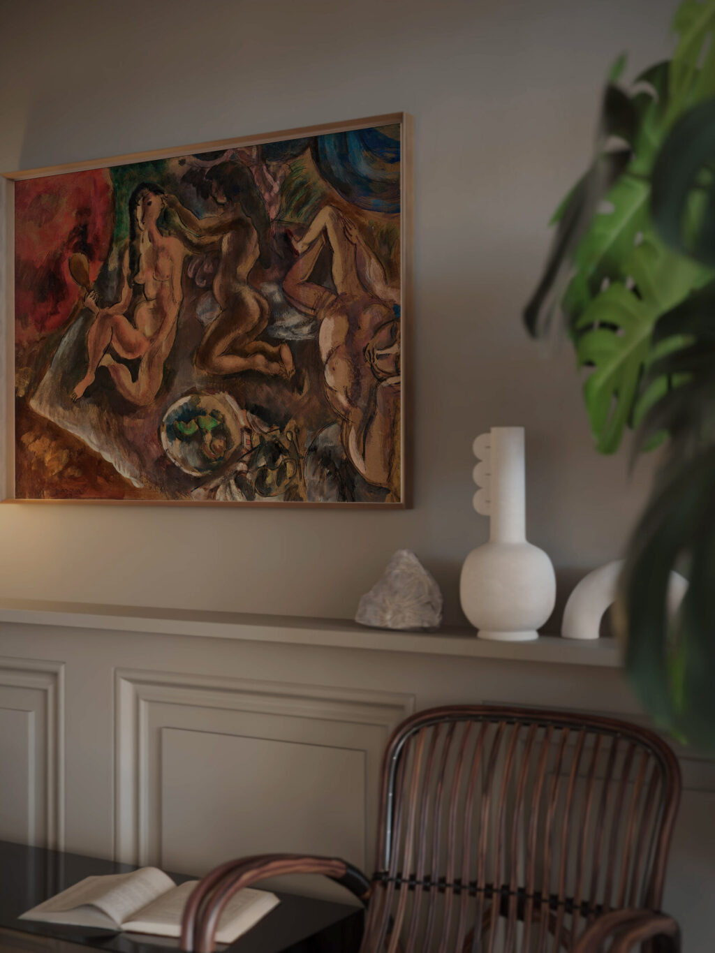 La toilette aux tropiques 1917 Jules Pascin video mockup