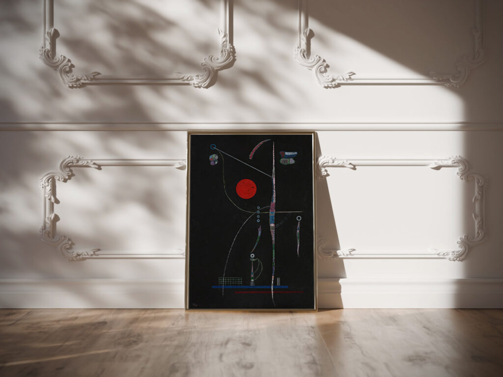 Laccent Rouge 1938 Wassily Kandinsky video mockup