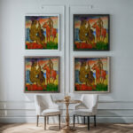 Laidy Godiva caribena 2013 Jose de Martin Simon framed posters mockup