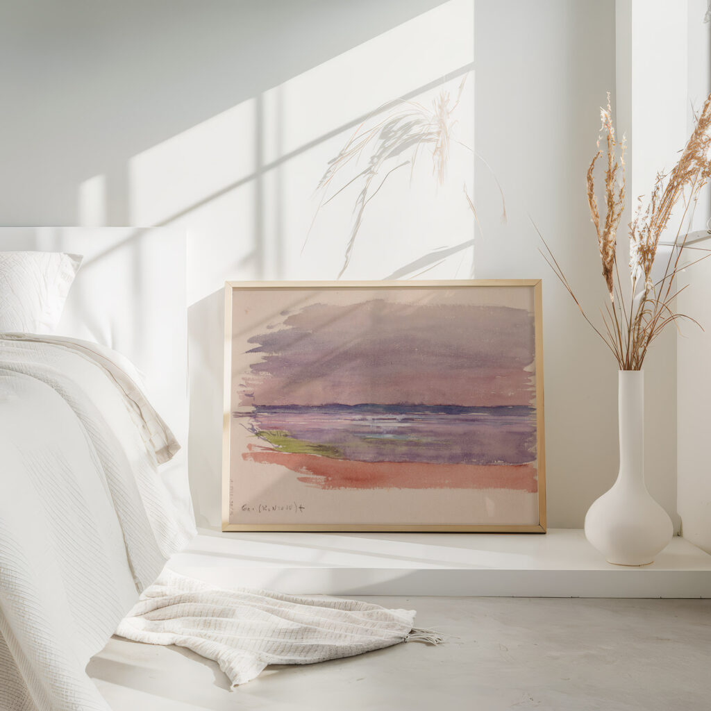 Lake or seascape 1910 1912 Eero Jarnefelt 4 mockup