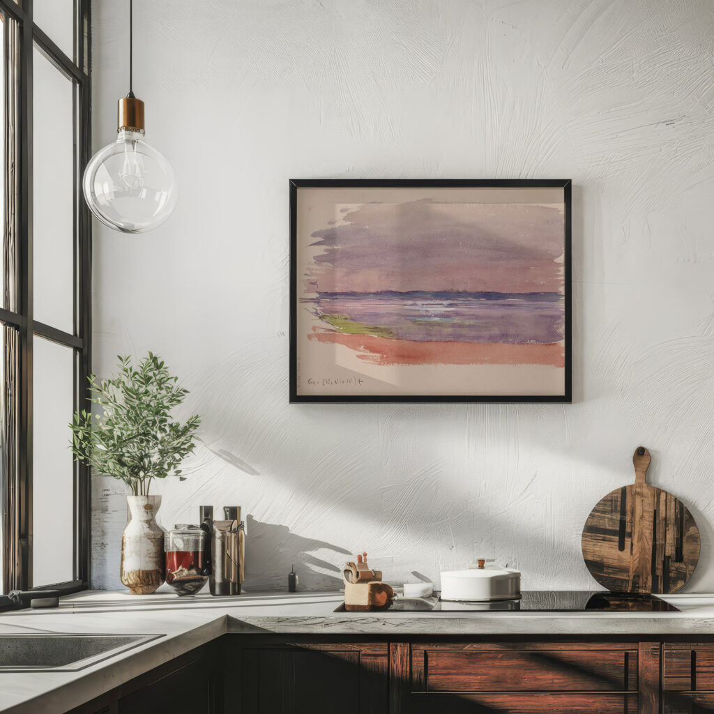 Lake or seascape 1910 1912 Eero Jarnefelt 6 mockup