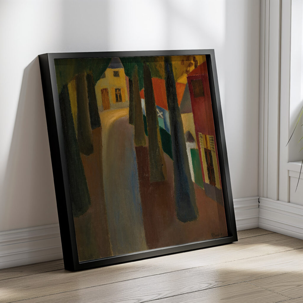 Lallee du chateau a Bachte Maria Leerne 1923 Frits van den Berghe 4 mockup