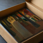 Lallee du chateau a Bachte Maria Leerne 1923 Frits van den Berghe video mockup