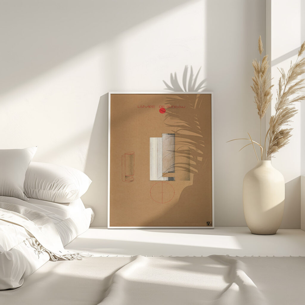 Lampe de Bureau 1920 Paul Brandt 4 mockup