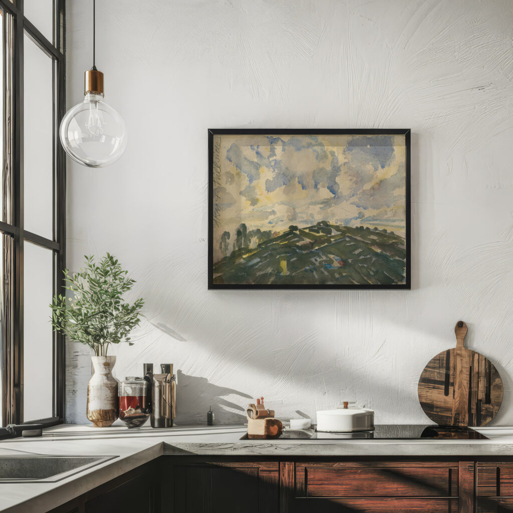 Land and Sky France 1908 John Marin 6 mockup