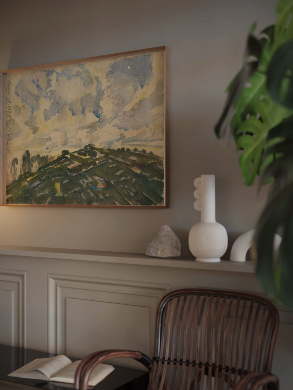 Land and Sky France 1908 John Marin video mockup