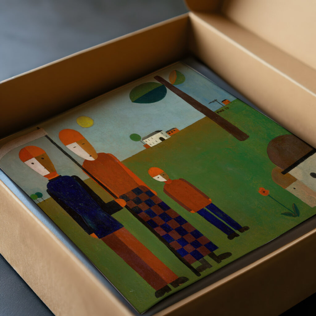 Landliche Familie Familie Jatho 1923 Franz Wilhelm Seiwert video mockup