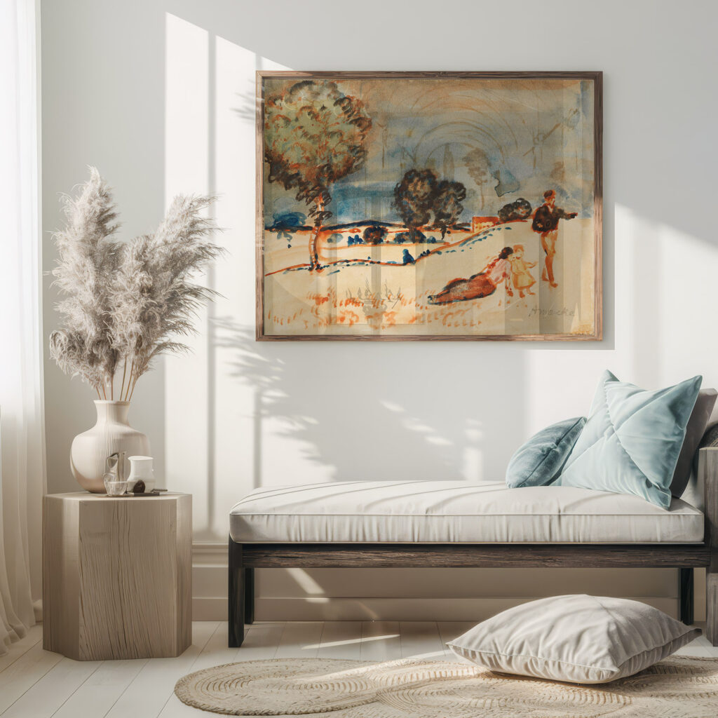 Landpartie 1910 August Macke 5 mockup