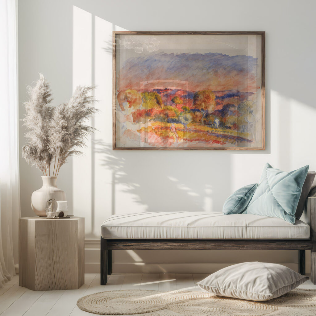 Landscape 1889 Pierre Auguste Renoir 5 mockup