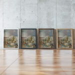 Landscape 1911 Eugeniusz Zak framed posters mockup