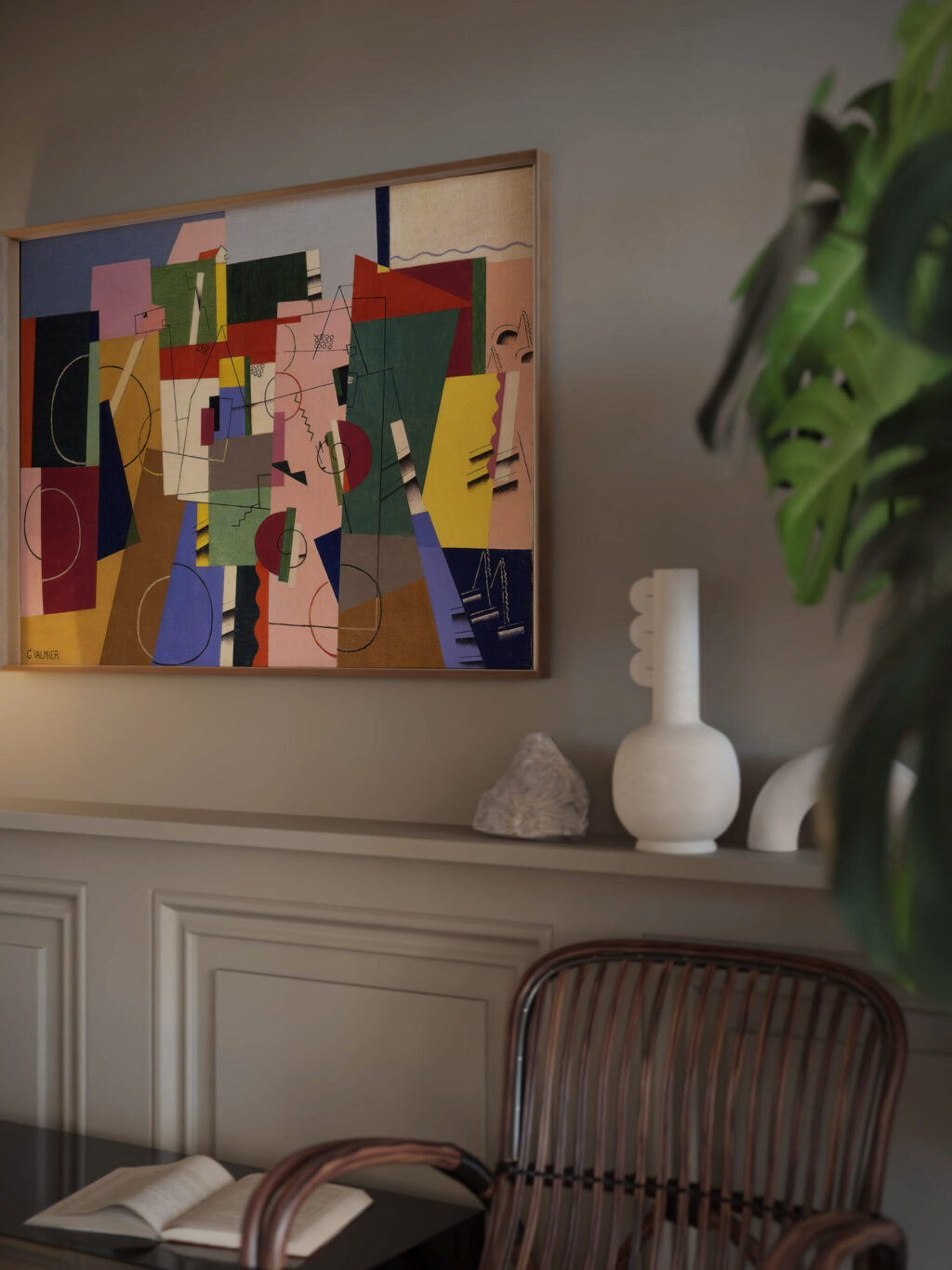 Landscape 1920 Georges Valmier video mockup