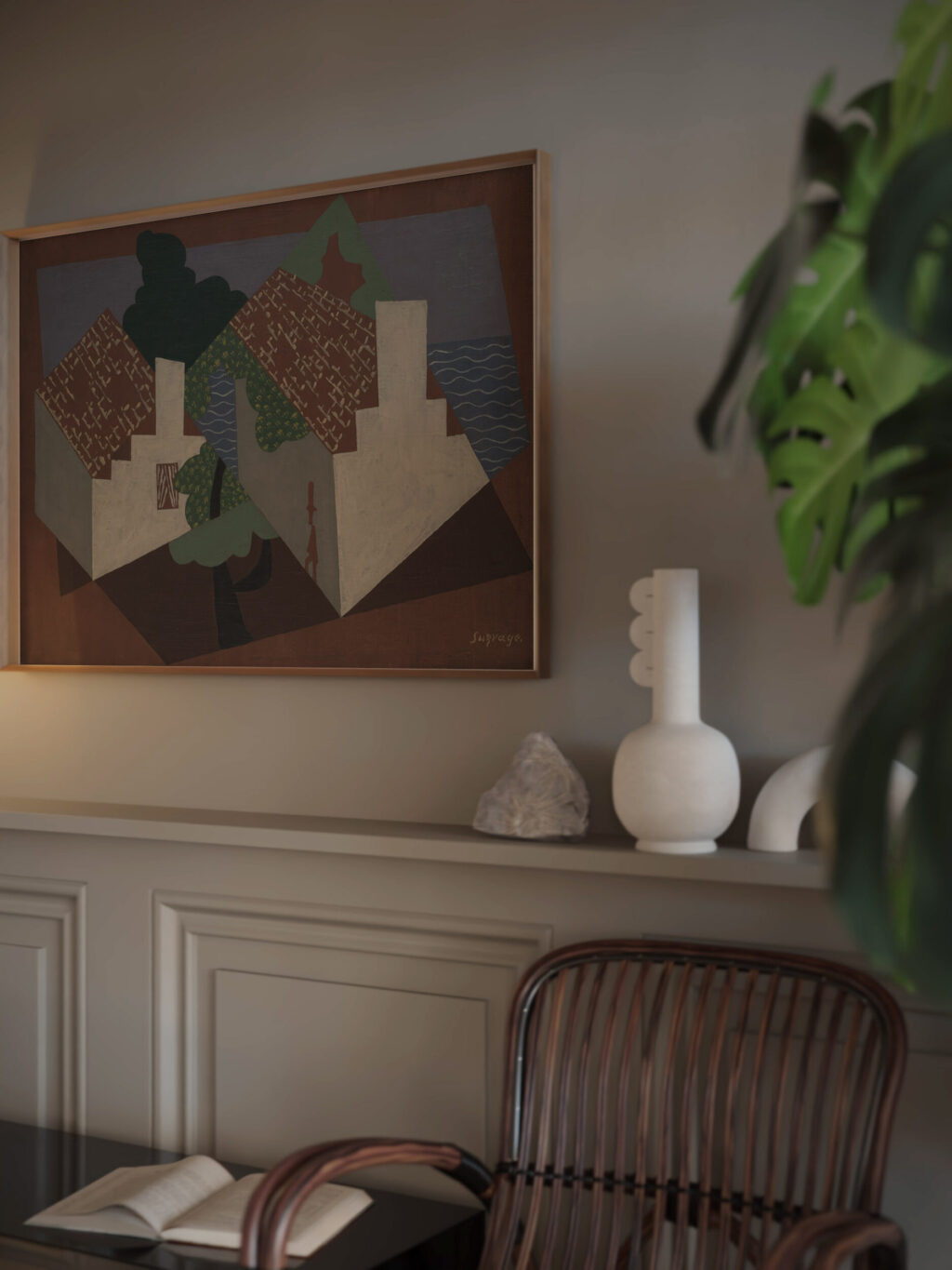 Landscape 1921 Leopold Survage video mockup