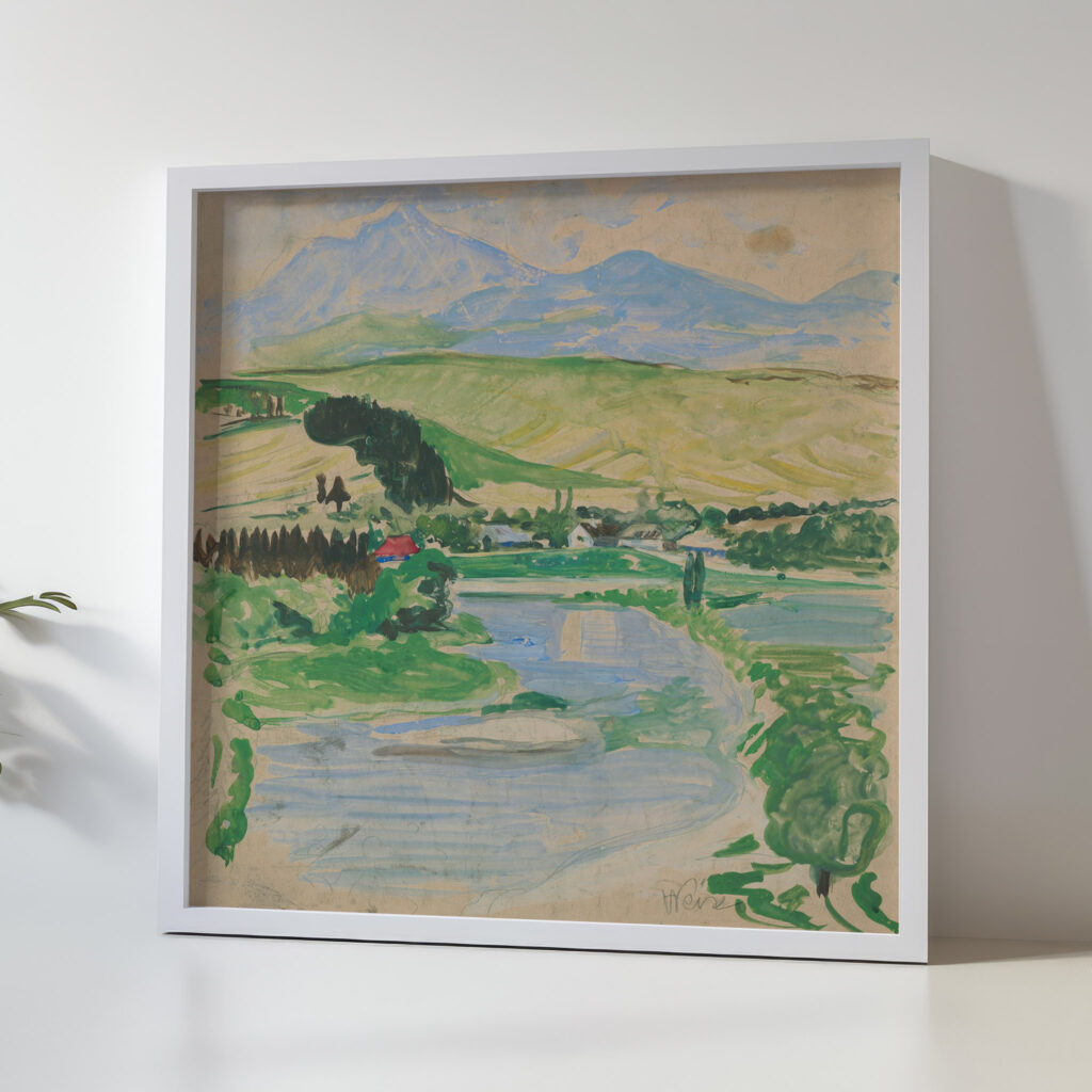 Landscape 1925–1930 Arnold Peter Weisz Kubincan 5 mockup
