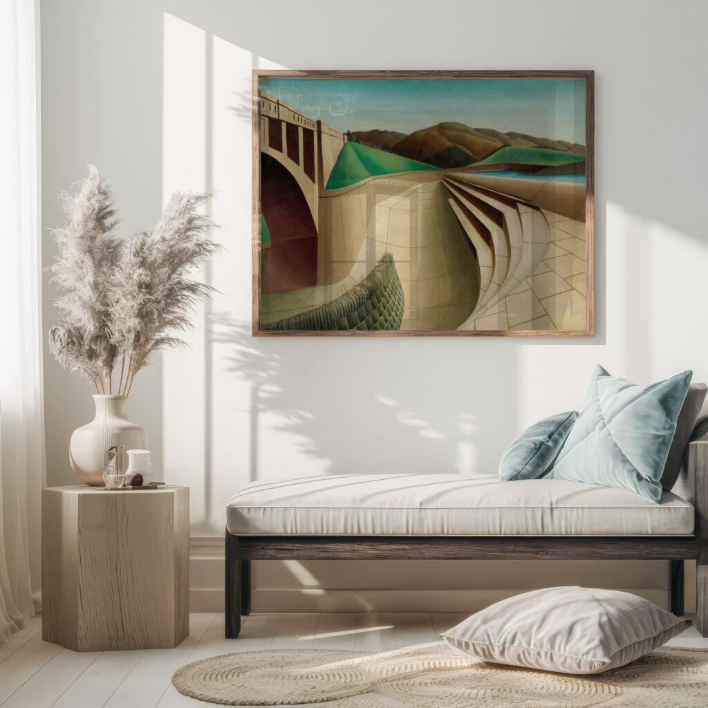 Landscape 1936 Arnold Wiltz 5 mockup