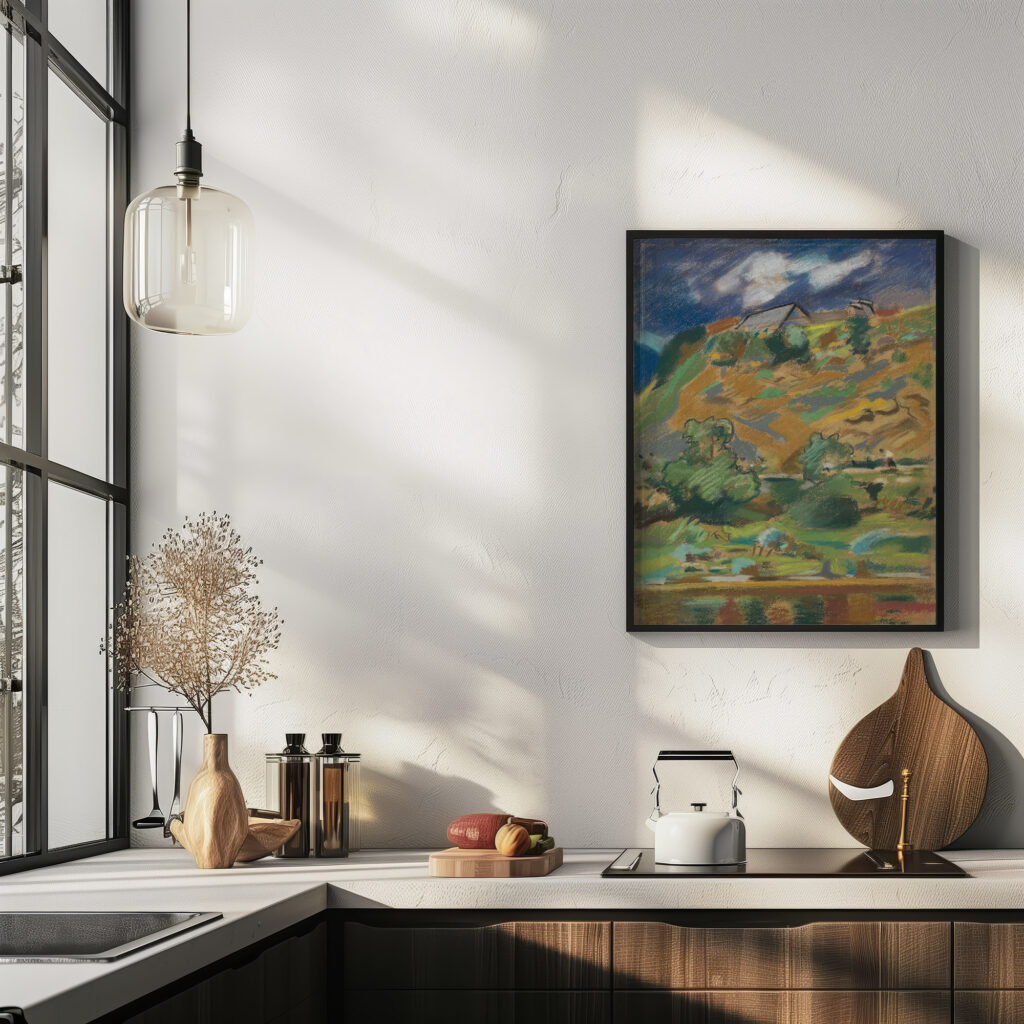 Landscape 1940 Arnold Peter Weisz Kubincan 6 mockup