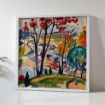 Landscape Bridge Huntingdon Valley ca. 1915 1916 Henry Lyman Sayen 5 mockup